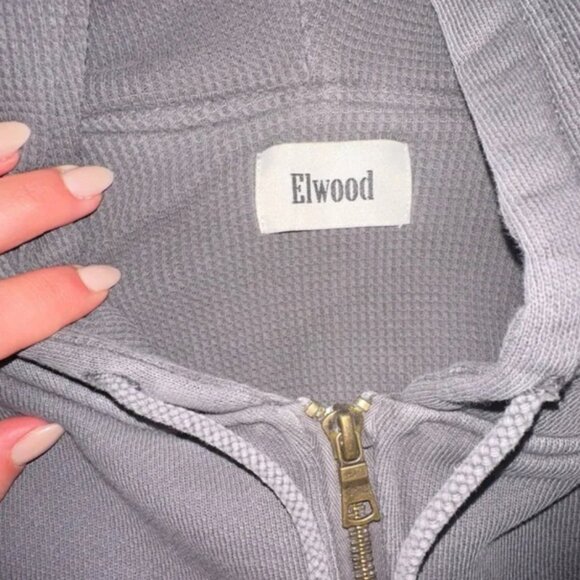 NEW - Elwood BABYDOLL CROP ZIP HOODIE - Picture 4 of 5